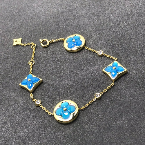[Super CiCi ]STAR AND SUN TURQUOISE 4 MOTIFS 3 DIAMONDS