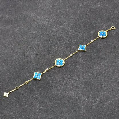 [Super CiCi ]STAR AND SUN TURQUOISE 4 MOTIFS 3 DIAMONDS