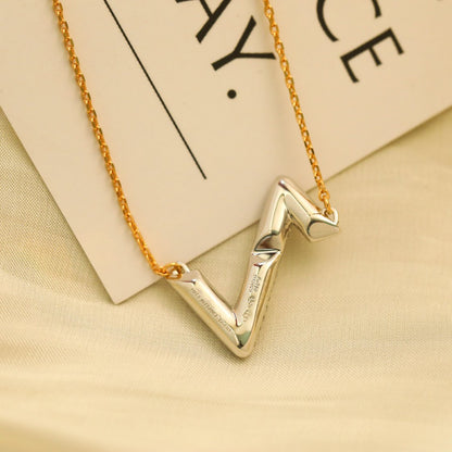 [Super CiCi ]VOLT SILVER DIAMOND PEDANT NECKLACE