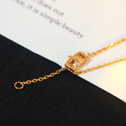 [Super CiCi ]STAR AND SUN DIAMOND PINK GOLD NECKLACE