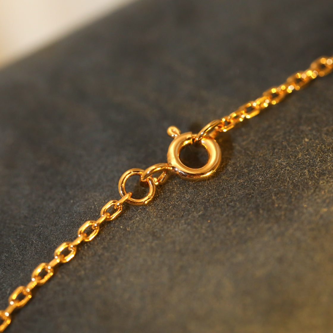 [Super CiCi ]SUN PEDANT PINK GOLD 1 DIAMOND NECKLACE