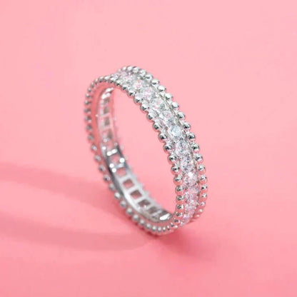 [Super CiCi ]PERLEE DIAMOND SILVER RING