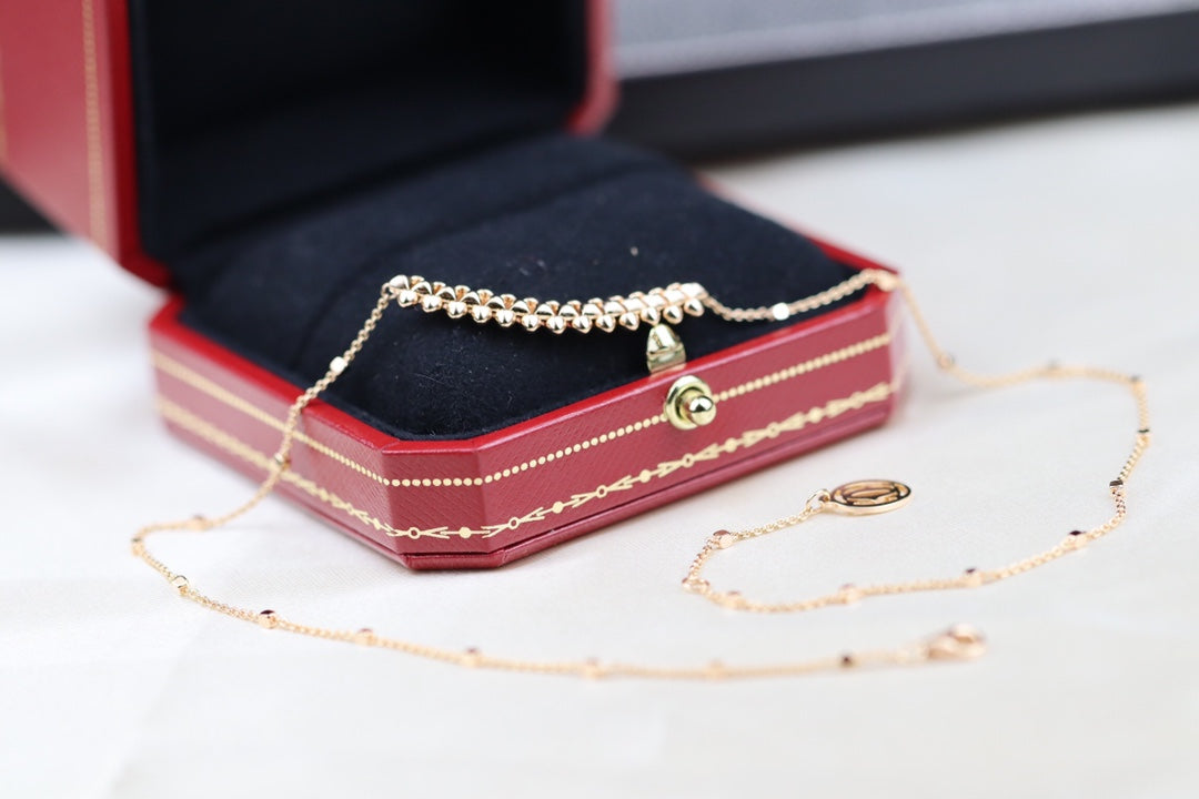 [Super CiCi ]CLASH PINK GOLD NECKLACE