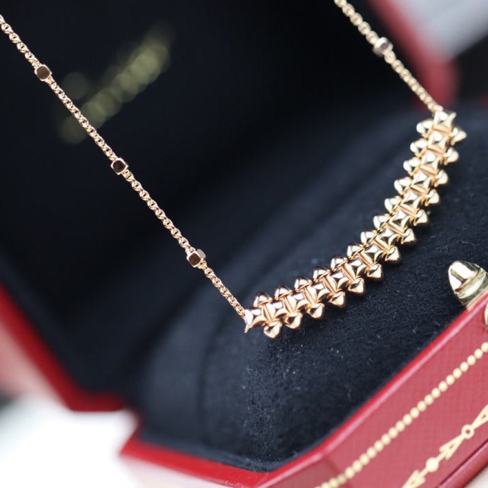 [Super CiCi ]CLASH PINK GOLD NECKLACE