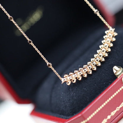 [Super CiCi ]CLASH PINK GOLD NECKLACE