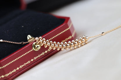 [Super CiCi ]CLASH PINK GOLD NECKLACE