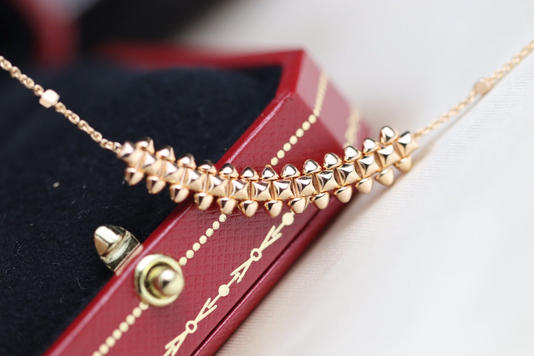 [Super CiCi ]CLASH PINK GOLD NECKLACE