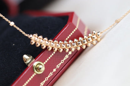 [Super CiCi ]CLASH PINK GOLD NECKLACE