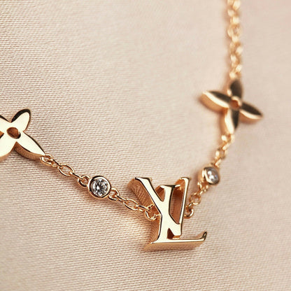 [Super CiCi ]STAR AND SUN 7 MOTIFS GOLD BRACELET