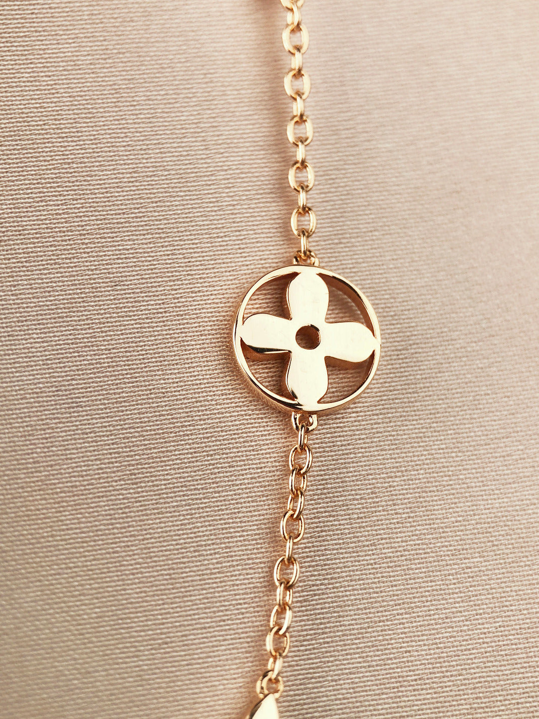 [Super CiCi ]STAR AND SUN 7 MOTIFS GOLD BRACELET