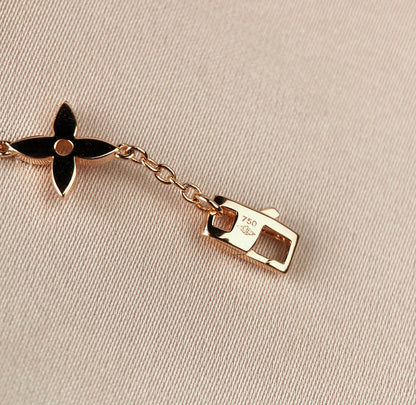 [Super CiCi ]STAR AND SUN 7 MOTIFS GOLD BRACELET