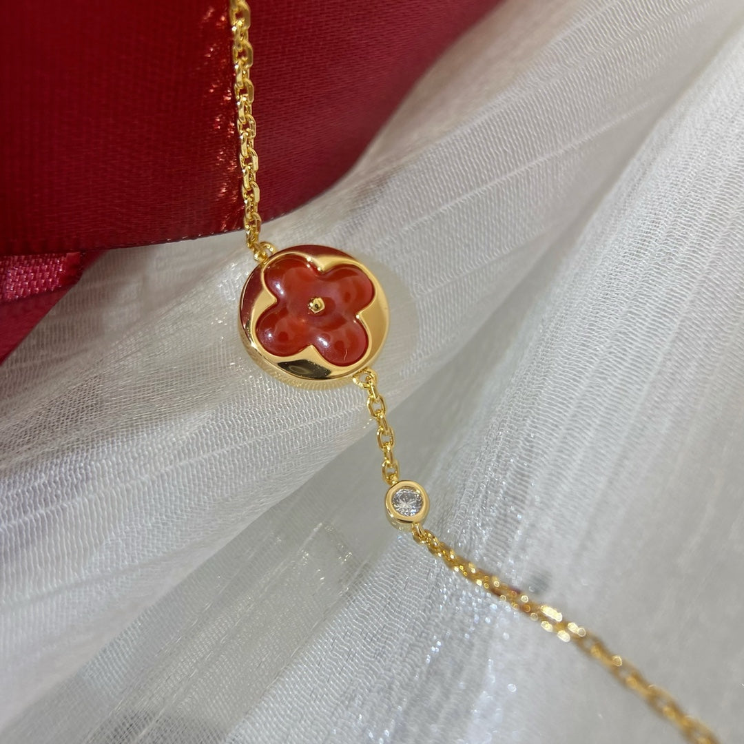 [Super CiCi ]SUN PEDANT CARNELIAN BRACELET