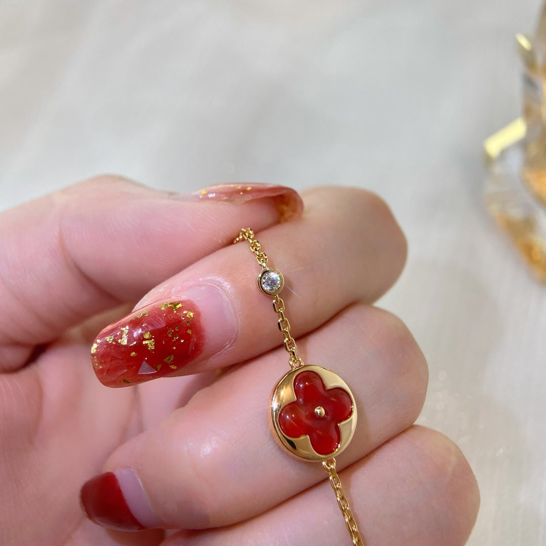 [Super CiCi ]SUN PEDANT CARNELIAN BRACELET