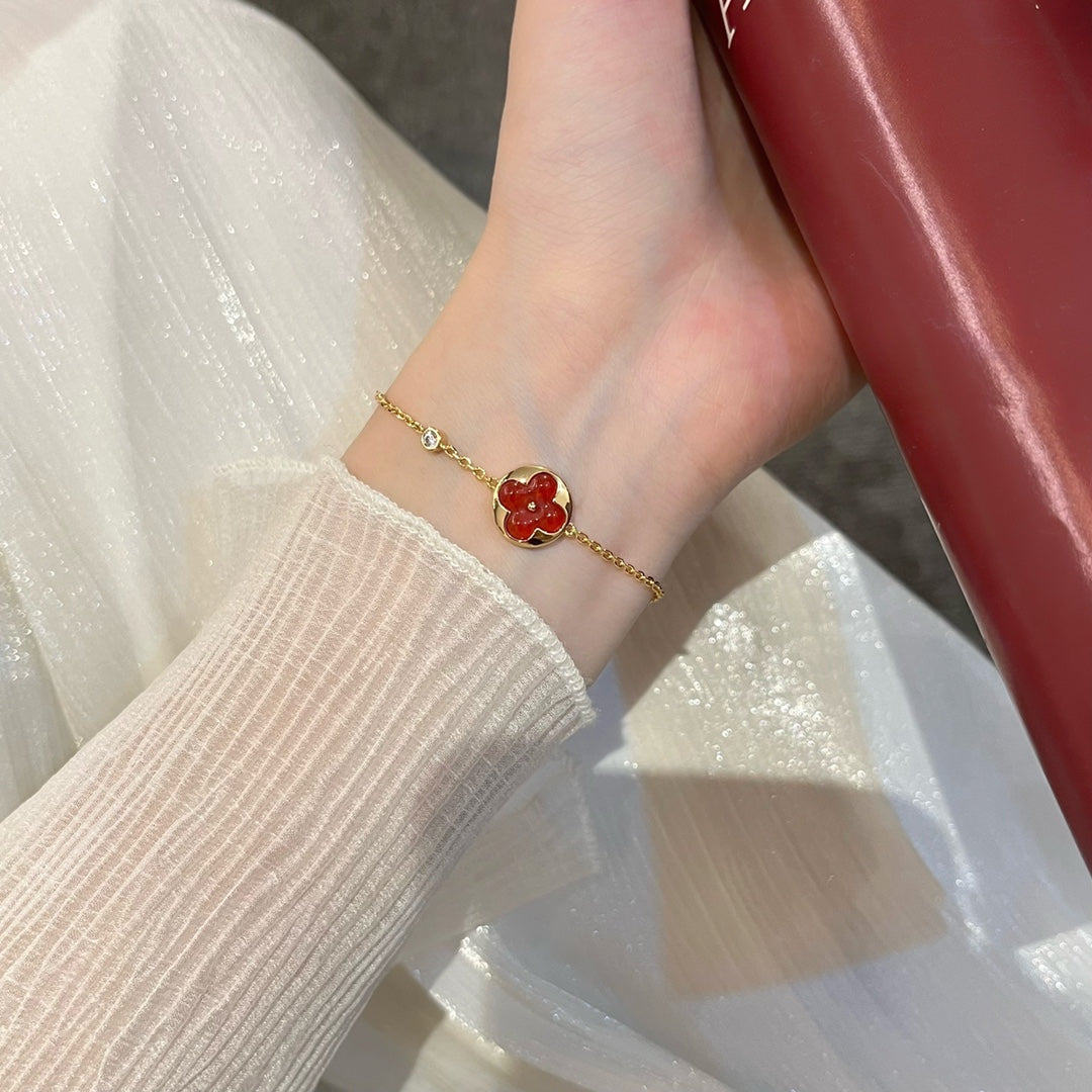 [Super CiCi ]SUN PEDANT CARNELIAN BRACELET