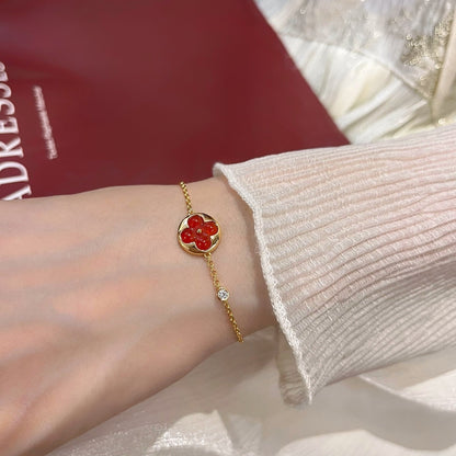 [Super CiCi ]SUN PEDANT CARNELIAN BRACELET