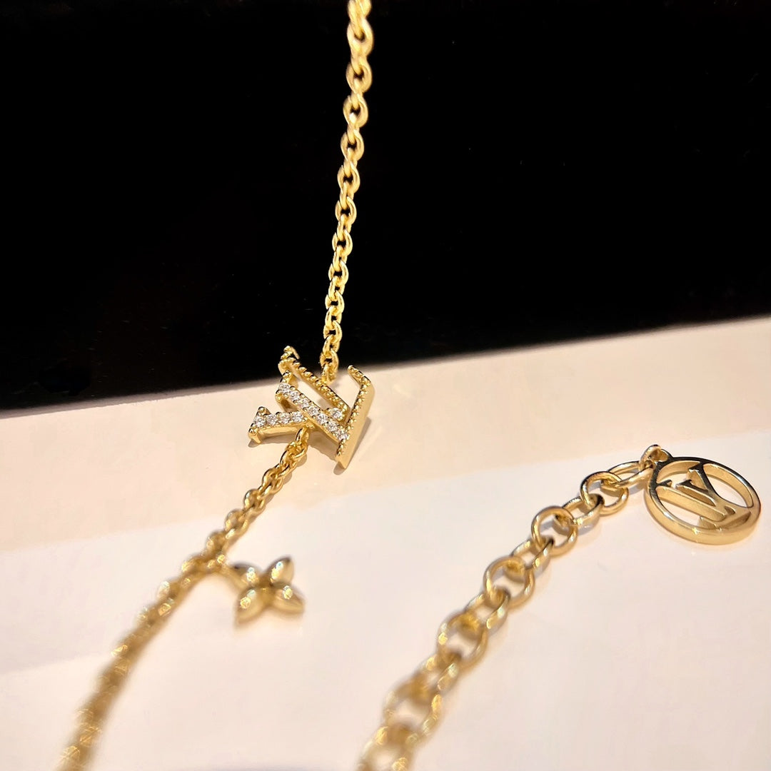 [Super CiCi ]LOGO STAR MOTIF GOLD BRACELET