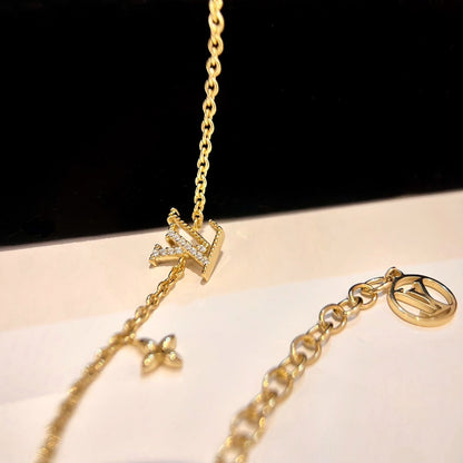 [Super CiCi ]LOGO STAR MOTIF GOLD BRACELET