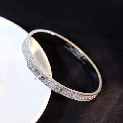 [Super CiCi ]KELLY BRACELET DIAMOND PAVED
