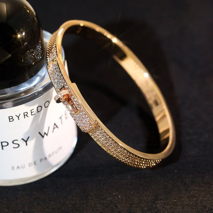 [Super CiCi ]KELLY BRACELET DIAMOND PAVED