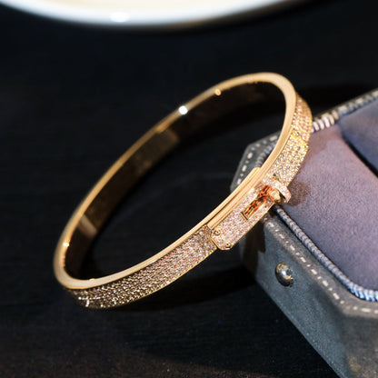 [Super CiCi ]KELLY BRACELET DIAMOND PAVED