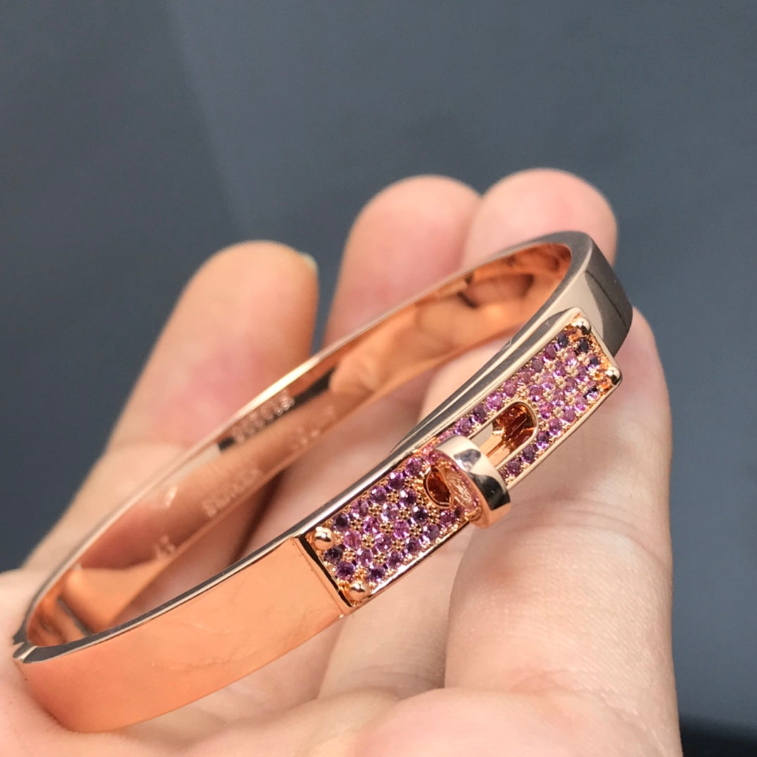 [Super CiCi ]KELLY BRACELET PINK DIAMOND