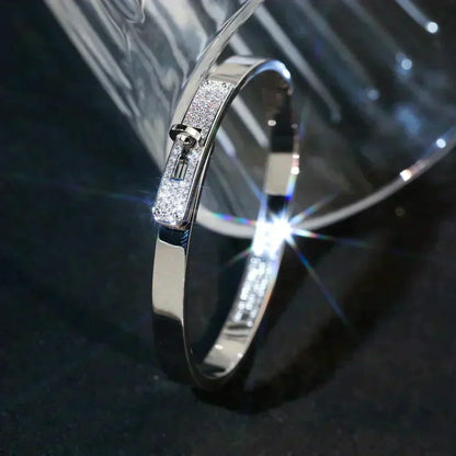[Super CiCi ]KELLY SILVER DIAMOND BRACELET