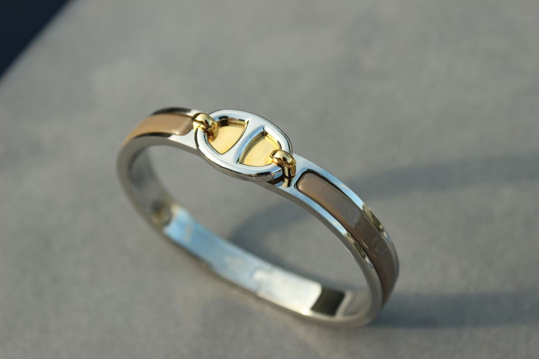[Super CiCi ]CLIC CHAINE SILVER BRACELET
