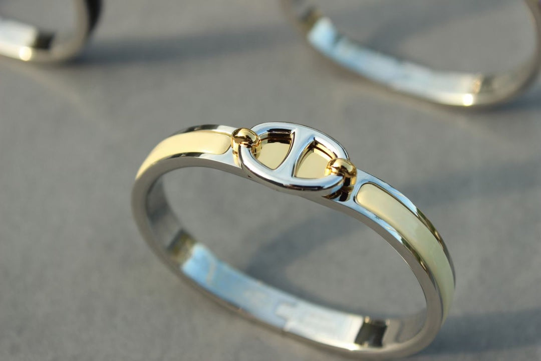 [Super CiCi ]CLIC CHAINE SILVER BRACELET