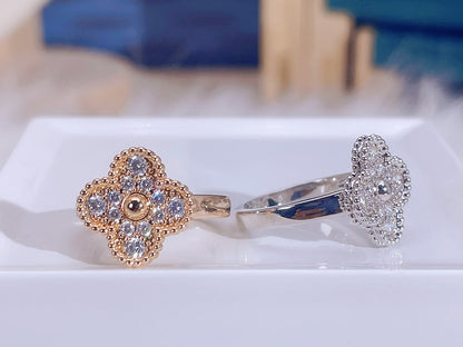 [Super CiCi ]CLOVER DIAMOND RING
