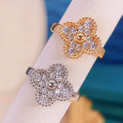 [Super CiCi ]CLOVER DIAMOND RING