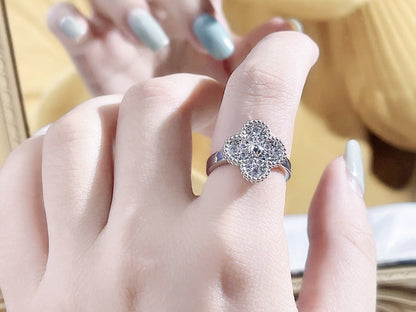 [Super CiCi ]CLOVER DIAMOND RING