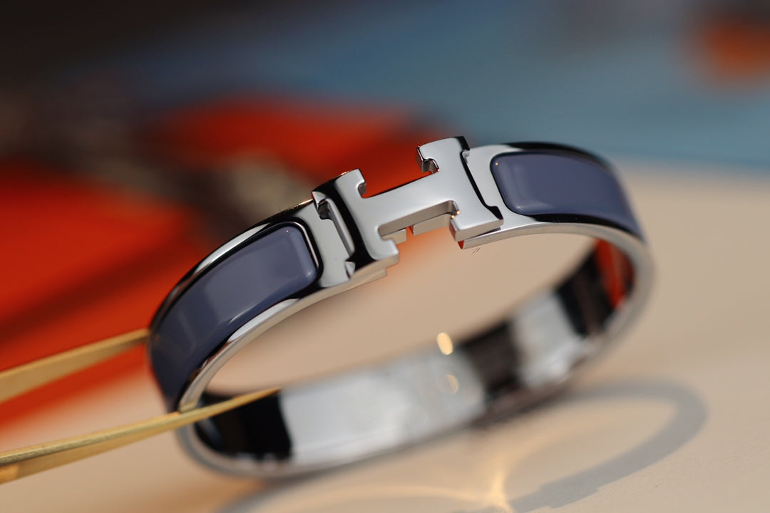 [Super CiCi ]H BRACELET 12MM BLUE GRAY