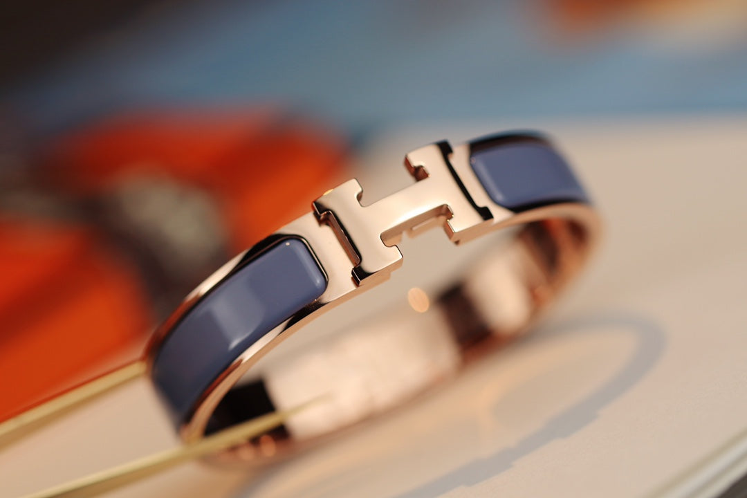 [Super CiCi ]H BRACELET 12MM BLUE GRAY