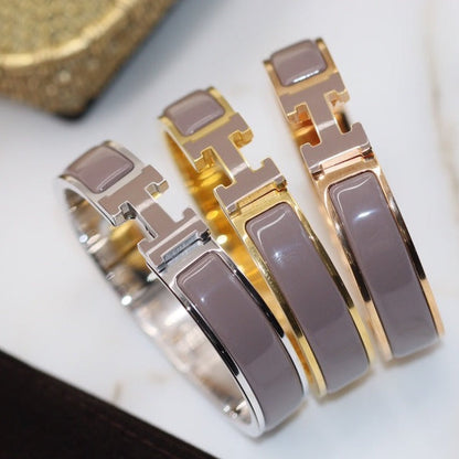 [Super CiCi ]H BRACELET 12MM BROWN