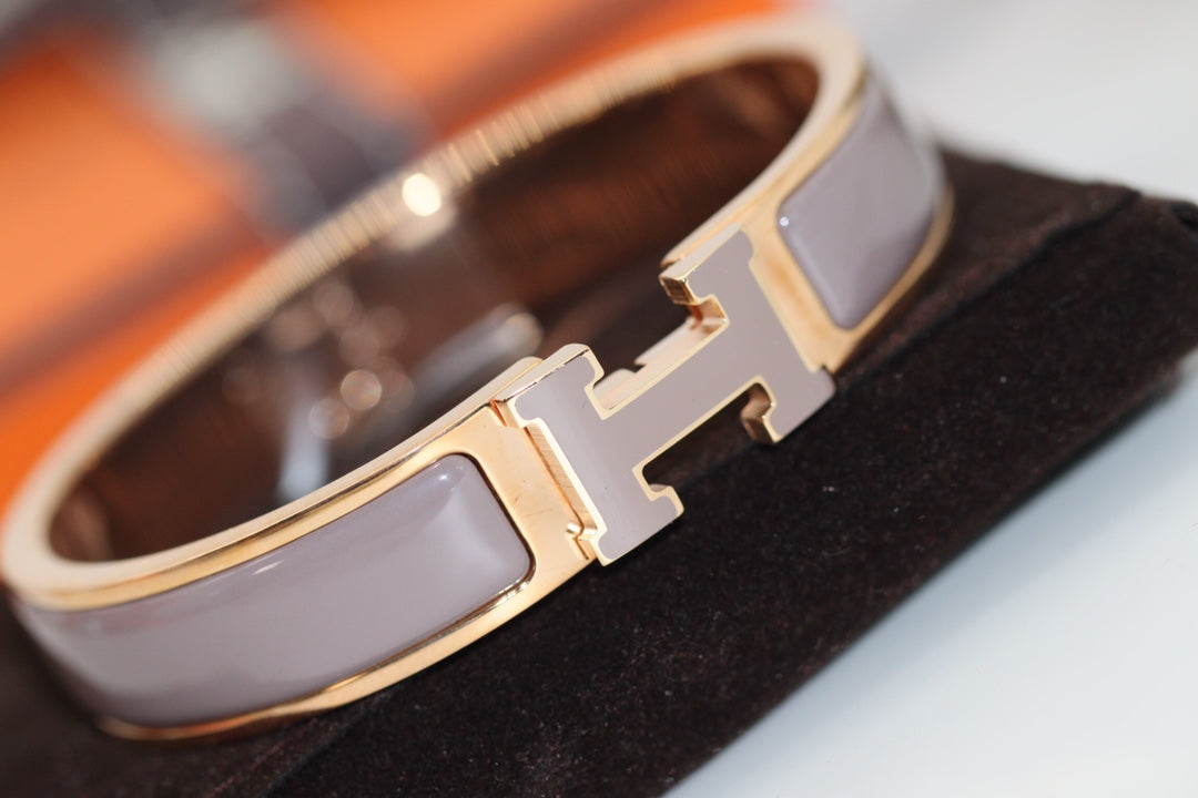 [Super CiCi ]H BRACELET 12MM BROWN