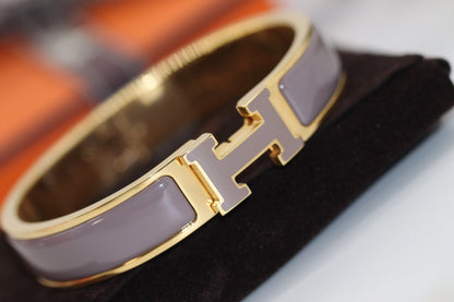 [Super CiCi ]H BRACELET 12MM BROWN