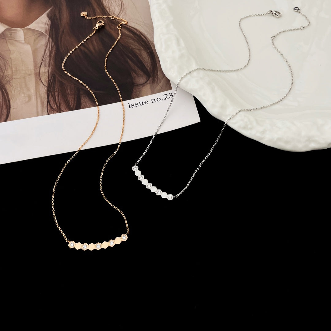 [Super CiCi ]BEE MY LOVE DIAMOND NECKLACE