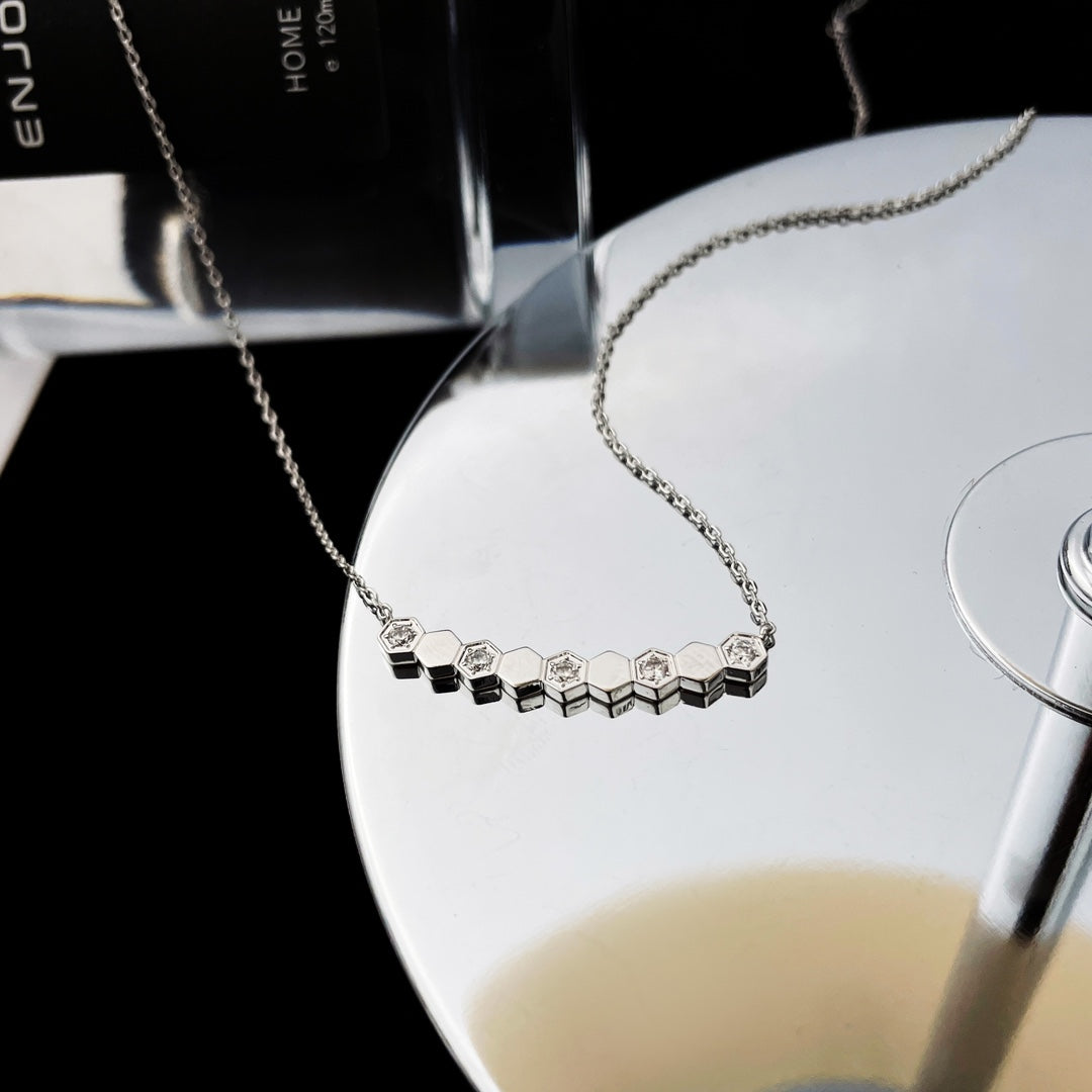[Super CiCi ]BEE MY LOVE DIAMOND NECKLACE