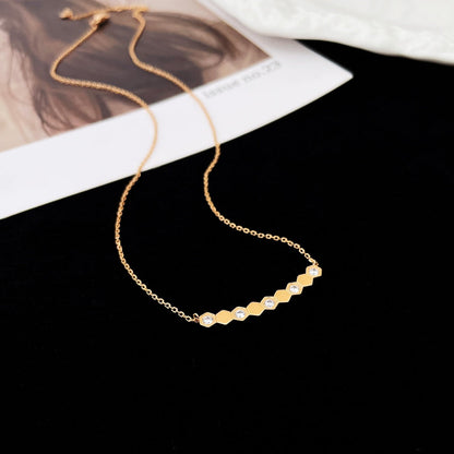 [Super CiCi ]BEE MY LOVE DIAMOND NECKLACE