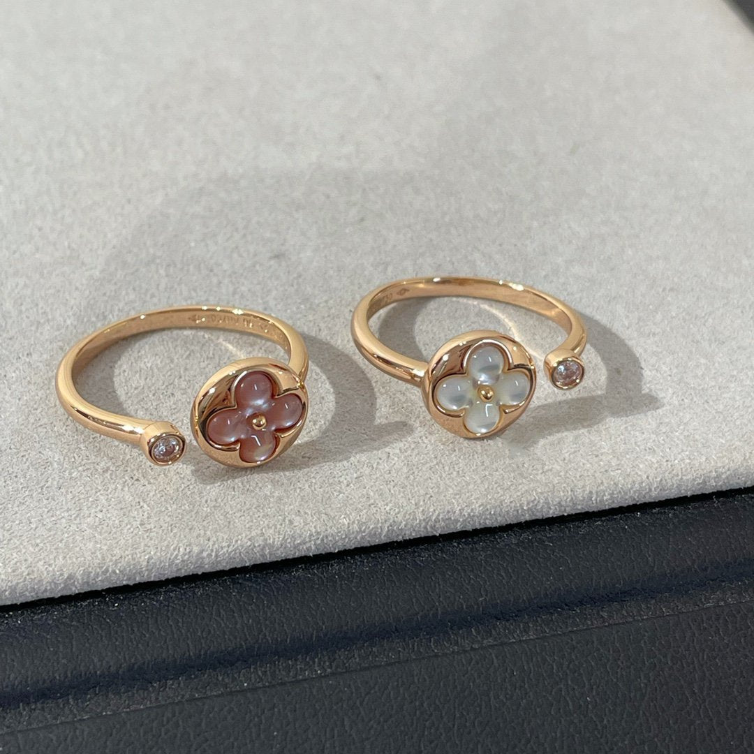 [Super CiCi ]SUN 1 DIAMOND PINK MOP RING