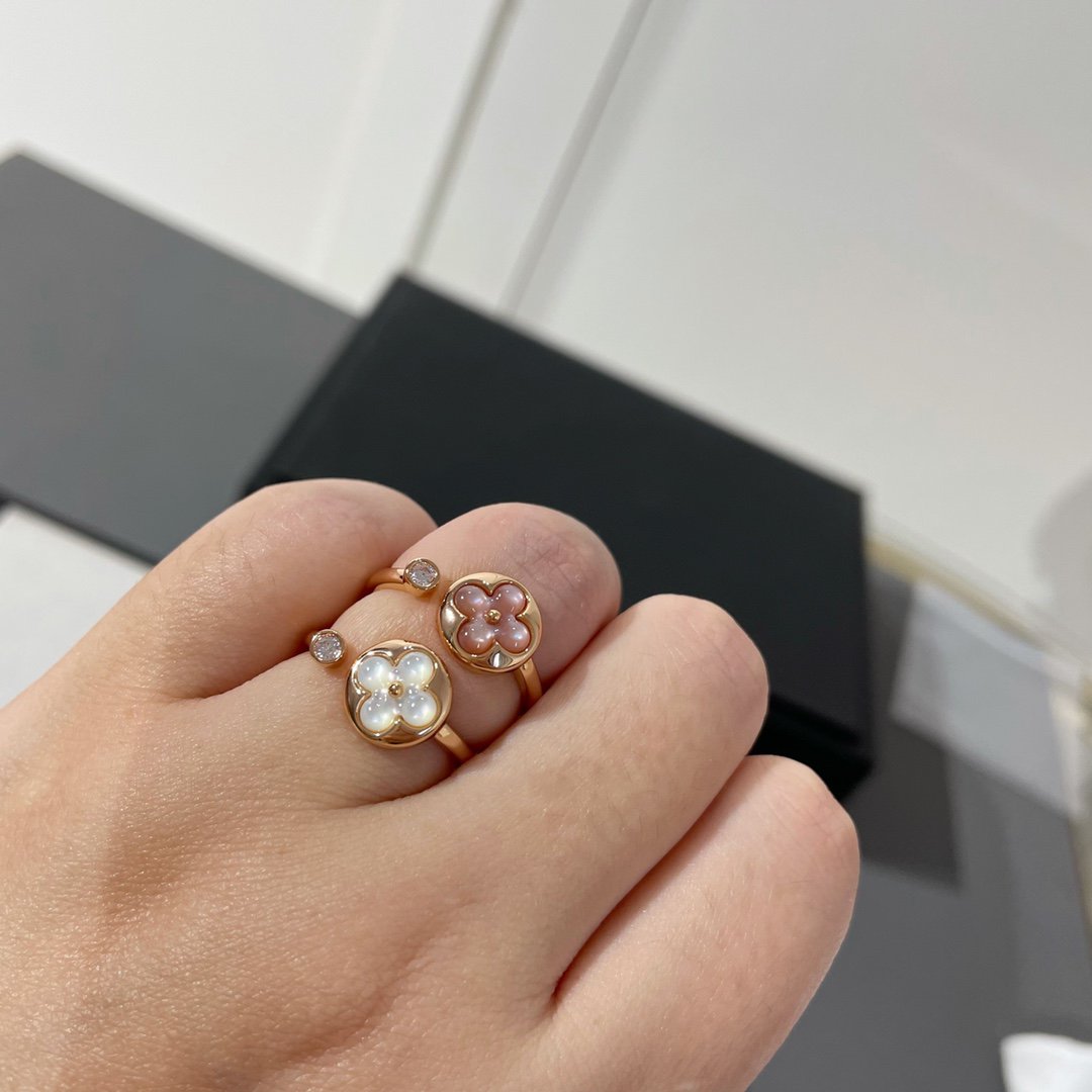 [Super CiCi ]SUN 1 DIAMOND PINK MOP RING