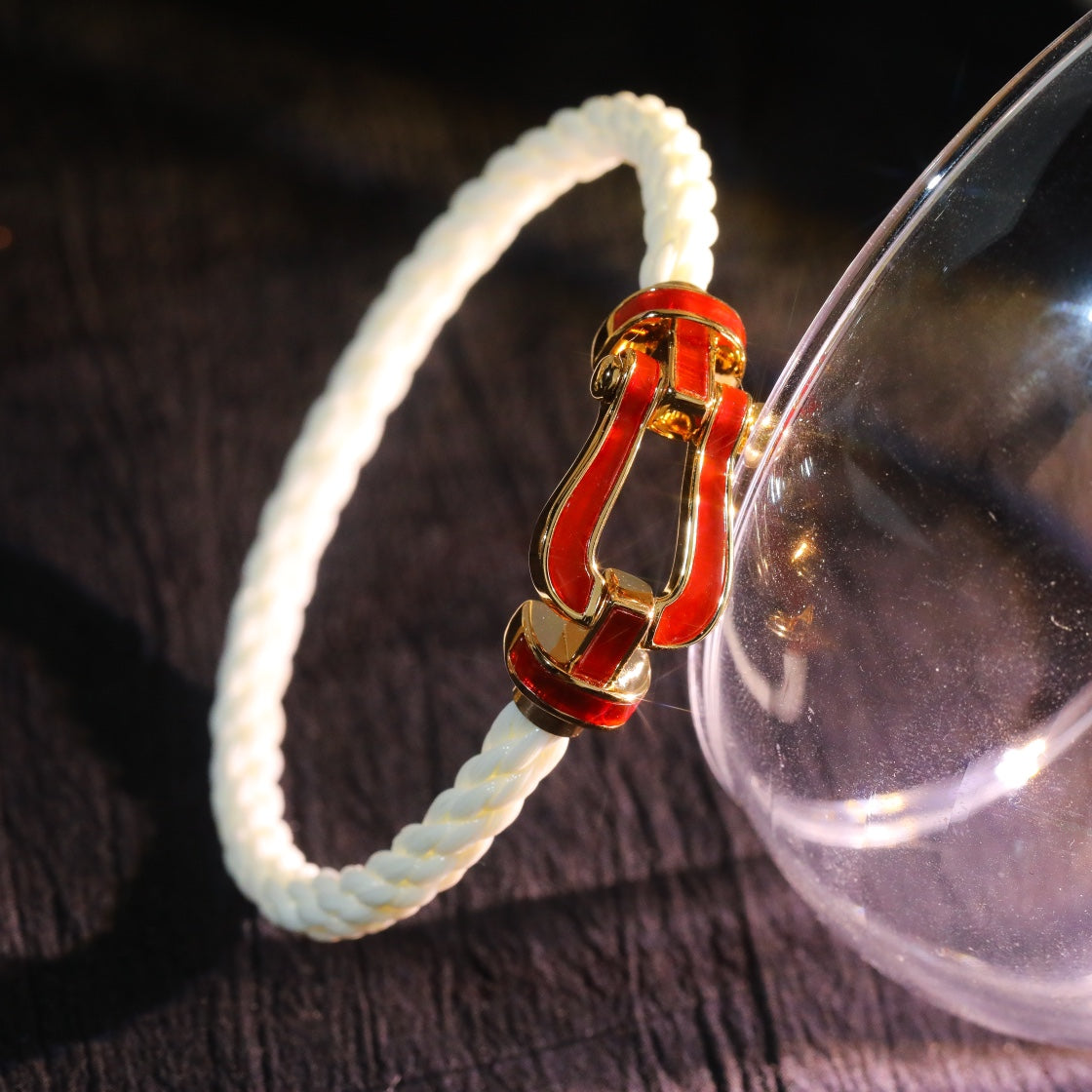 [Super CiCi ]FORCE 10 WHITE TEXTILE DIAMOND PAVED