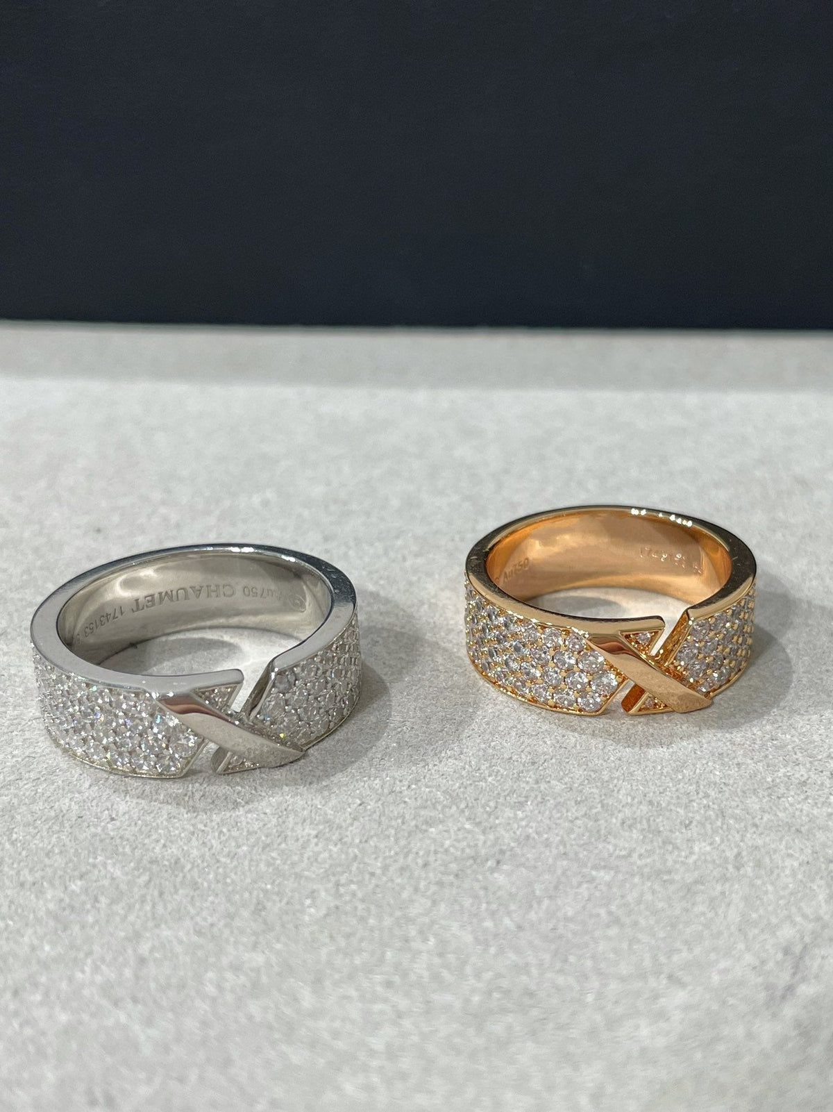 [Super CiCi ]LIENS EVIDENCE  DIAMOND PAVED RING