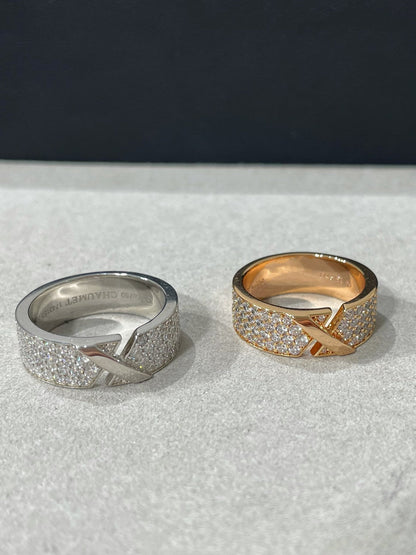 [Super CiCi ]LIENS EVIDENCE  DIAMOND PAVED RING
