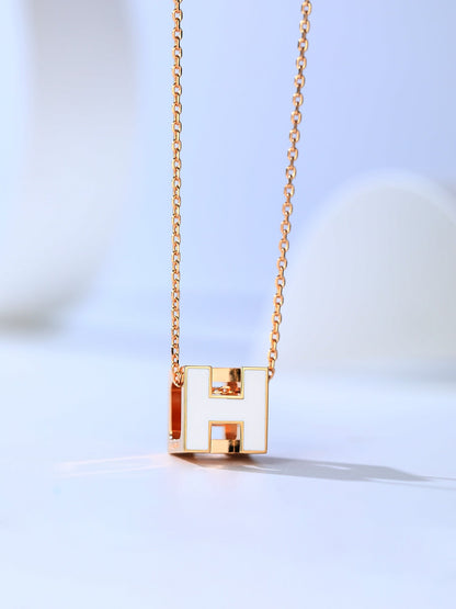 [Super CiCi ]H CAGE PINK GOLD NECKLACE