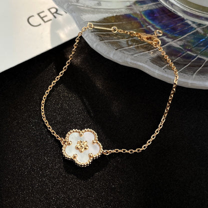 [Super CiCi ]LUCKY SPRING ROSE GOLD MOP BRACELET