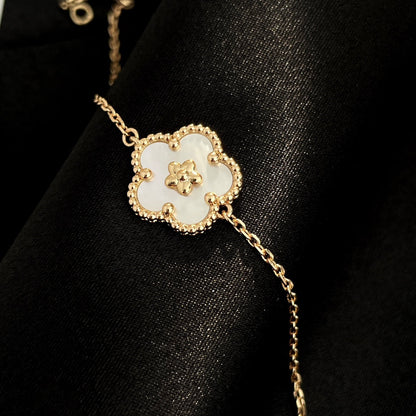 [Super CiCi ]LUCKY SPRING ROSE GOLD MOP BRACELET