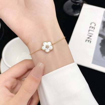 [Super CiCi ]LUCKY SPRING ROSE GOLD MOP BRACELET