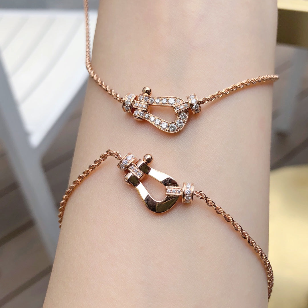 [Super CiCi ]FORCE 10 PINK GOLD DIAMOND NECKLACE