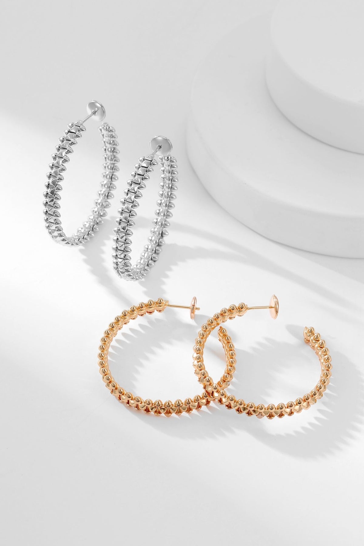 [Super CiCi ]CLASH HOOP EARRINGS